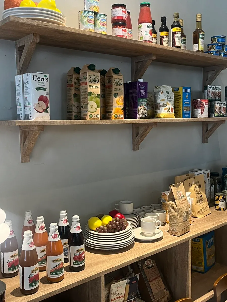 Ingredient props displayed at the entrance