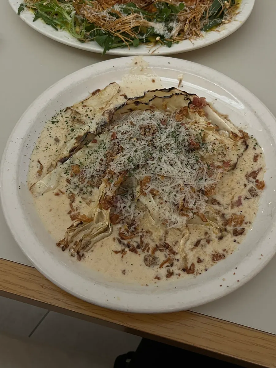 Complimentary Smith's cabbage dish