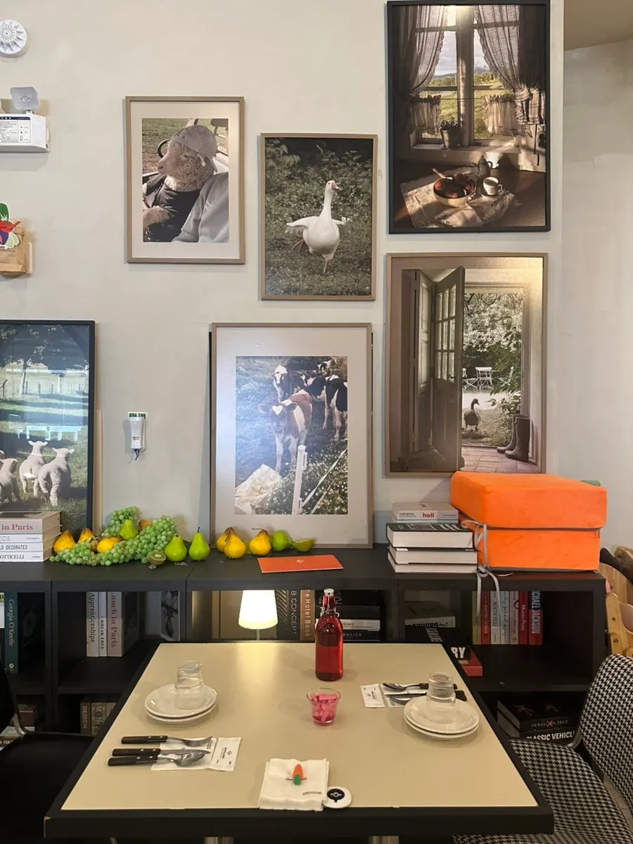 Tables spaced generously apart