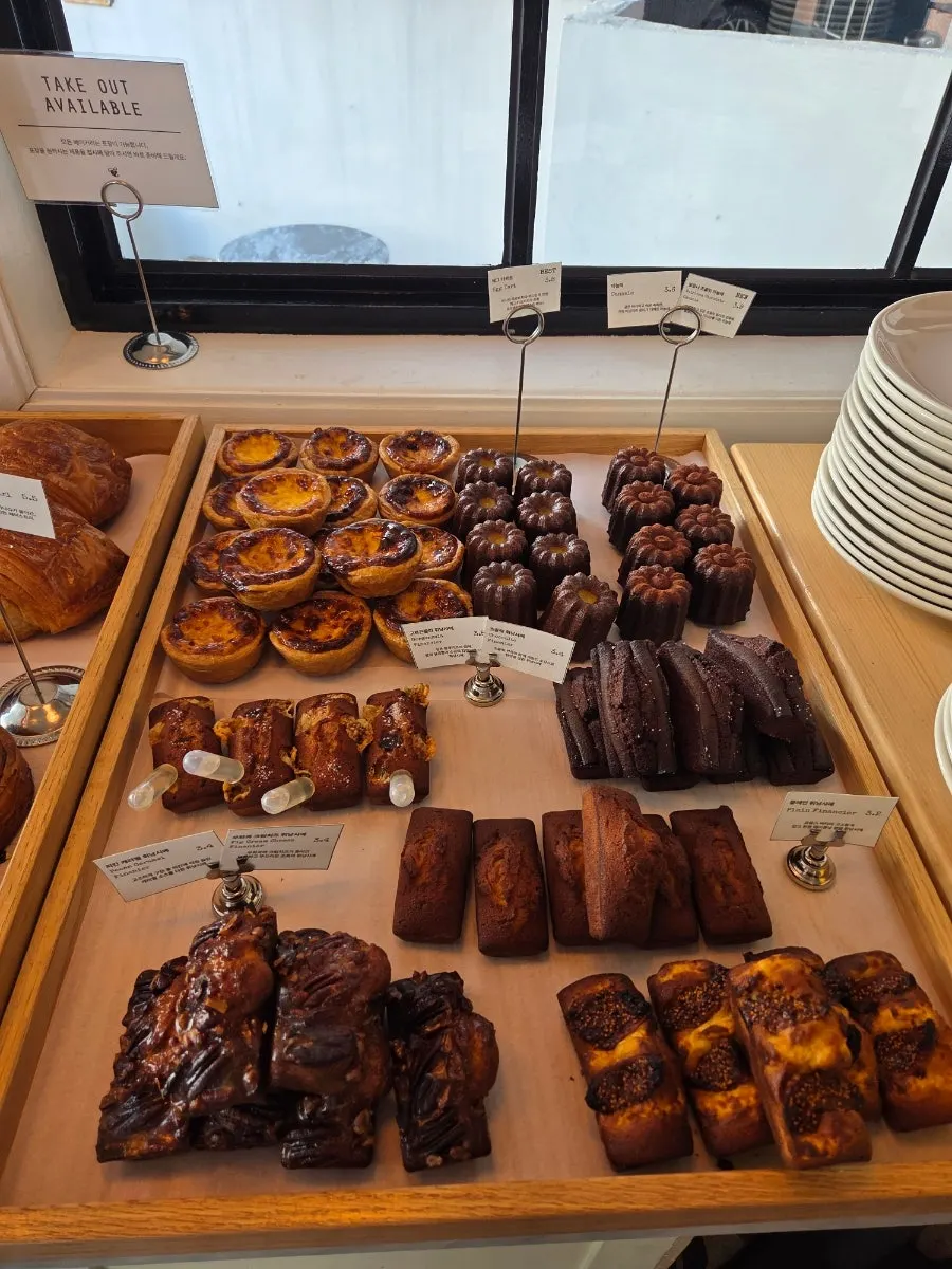 Baked goods prepared fresh every morning