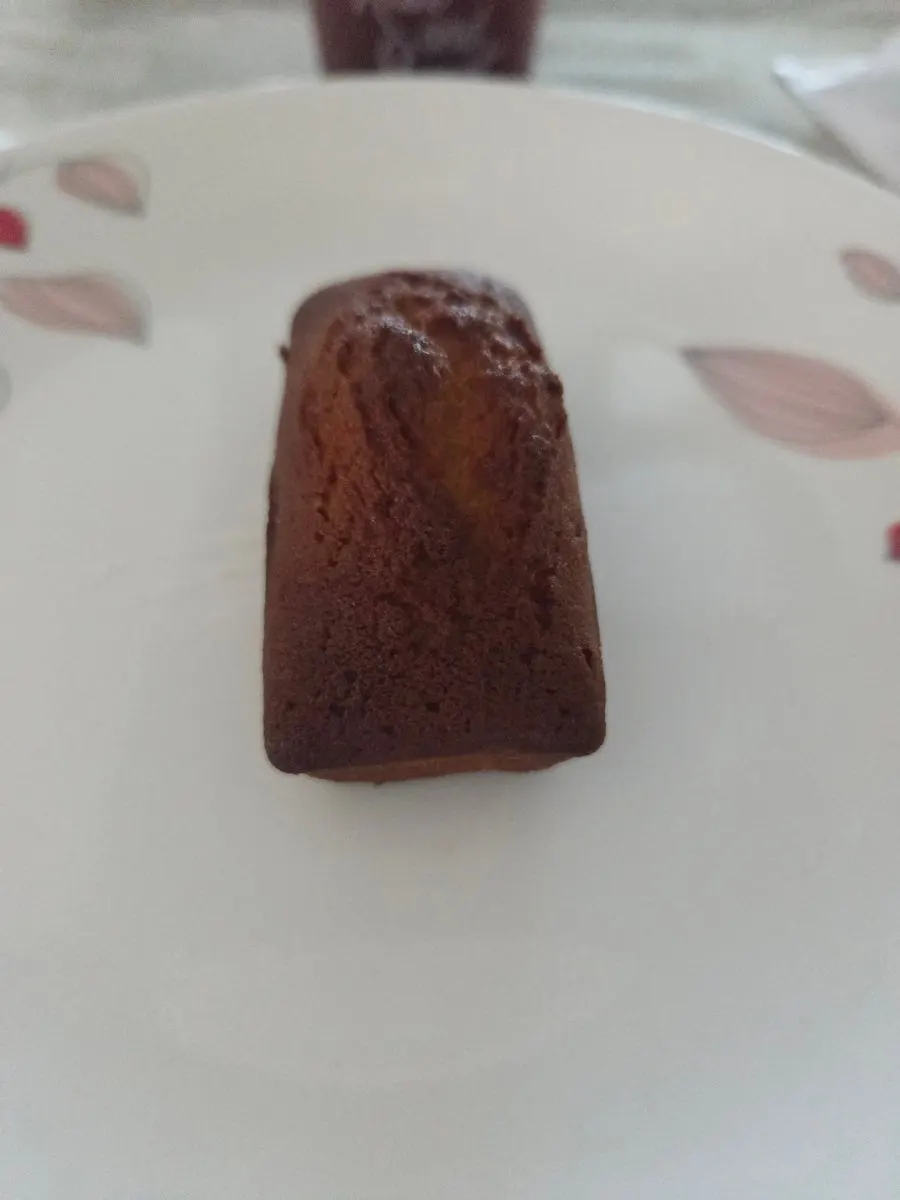 Plain financier with strong buttery aroma