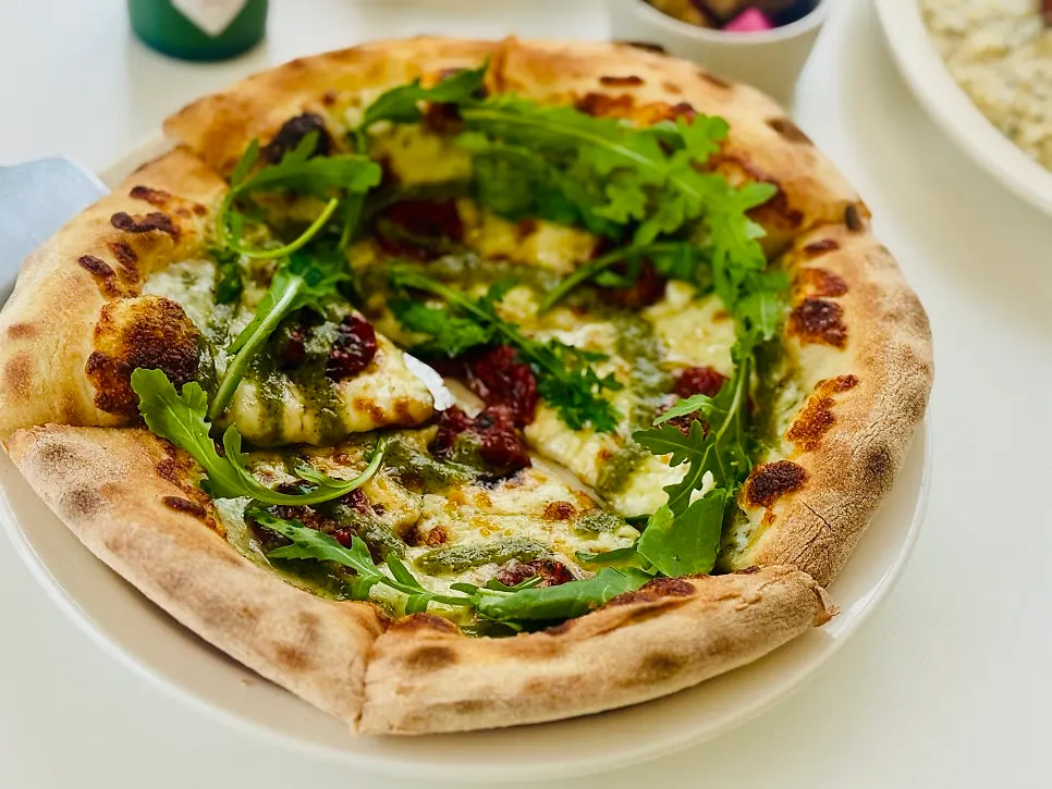 Full spread of the ordered Western dishes