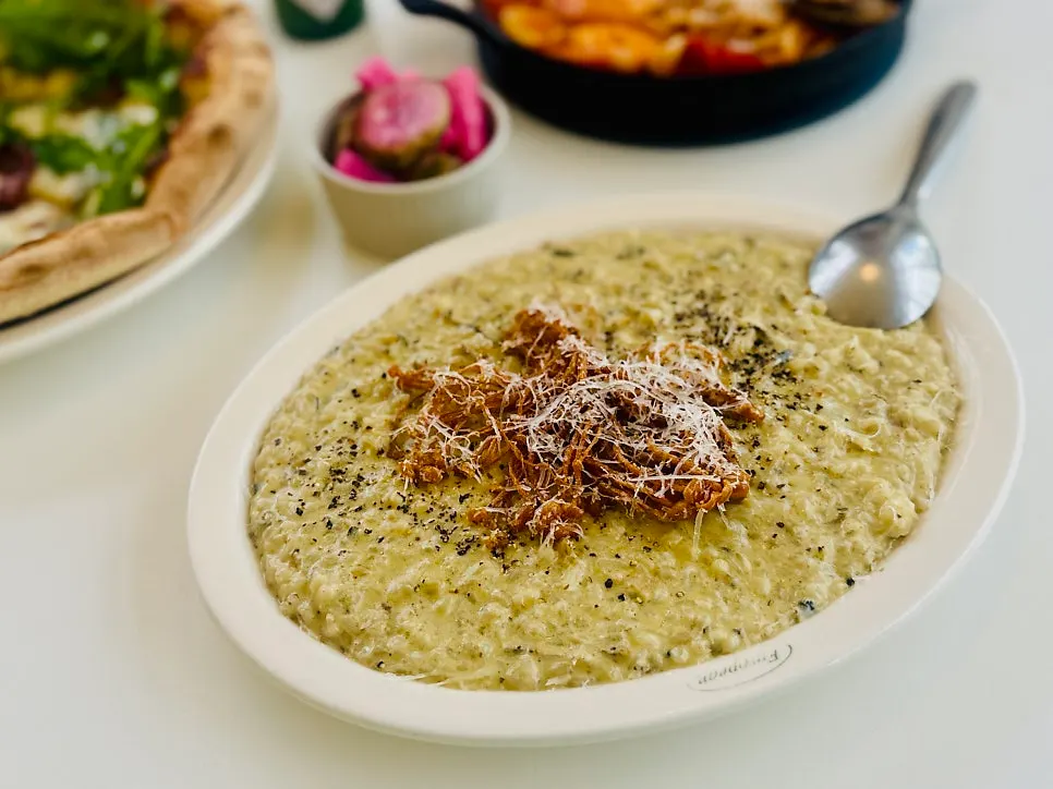 Abalone cream risotto