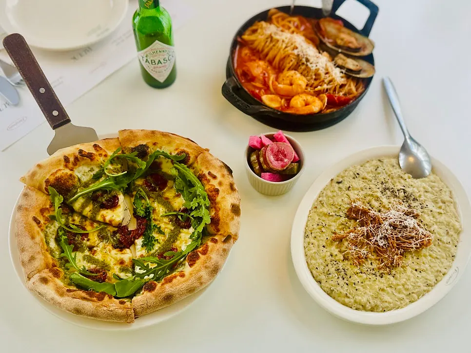 Nutty abalone cream risotto