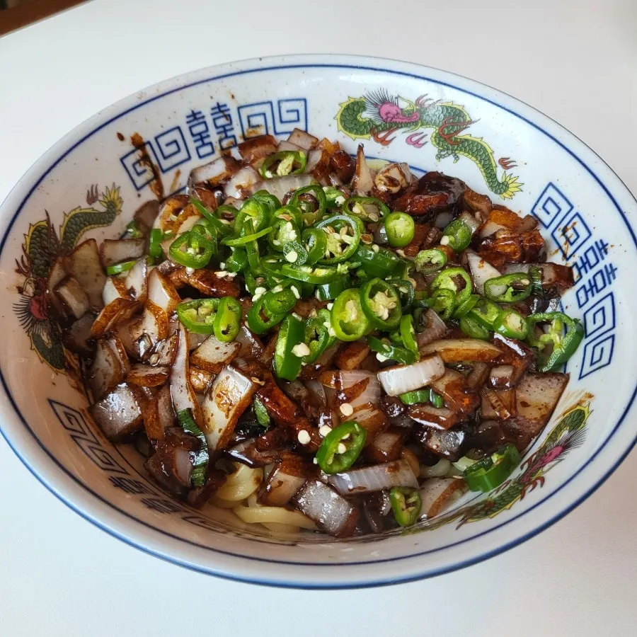 Ordered chili gan-jjajang