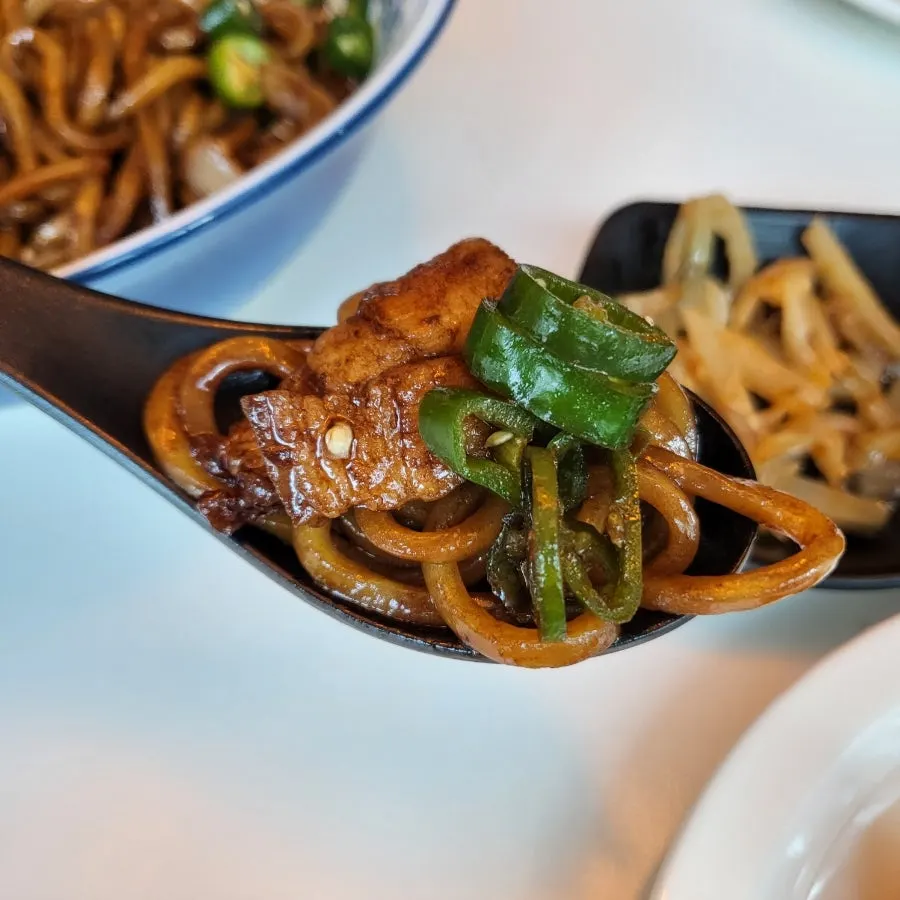Chili gan-jjajang noodles and sauce