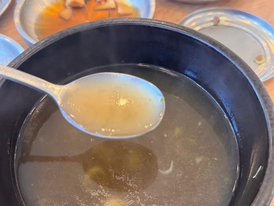 Gomtang meal that left a strong return-visit impression