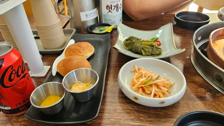 Seoul-style hot pot Korean beef bulgogi on the grill
