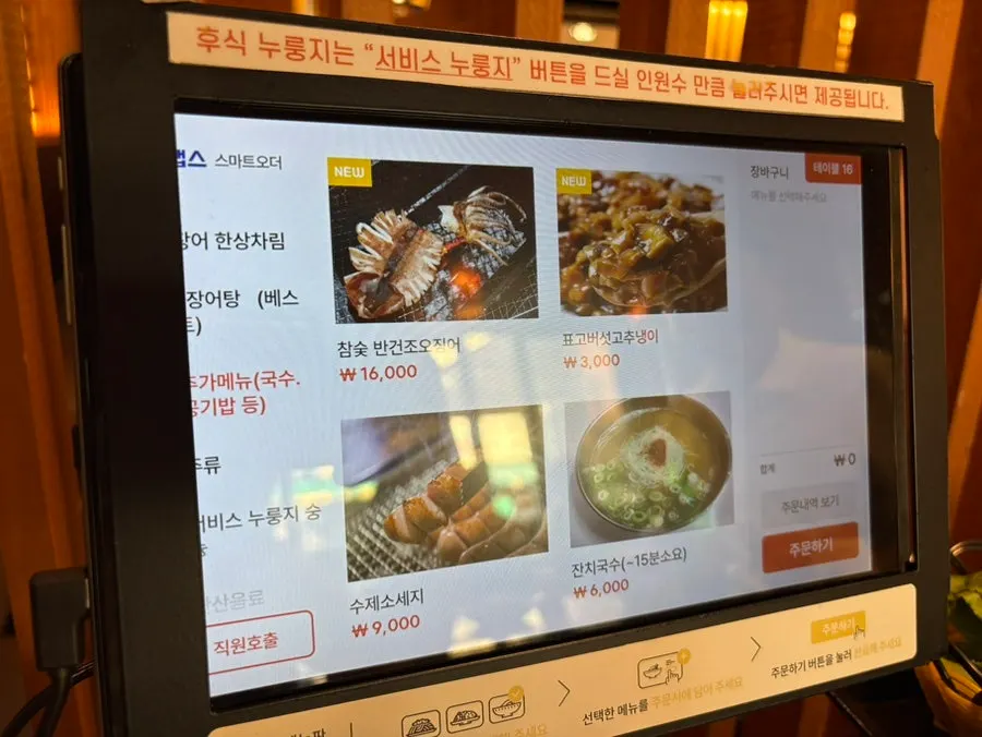 Eel set and eel soup menu