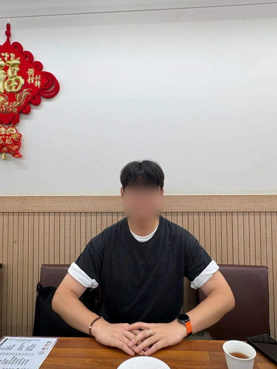 들뜸이 정리된 옆머리와 뒷머리 상태
