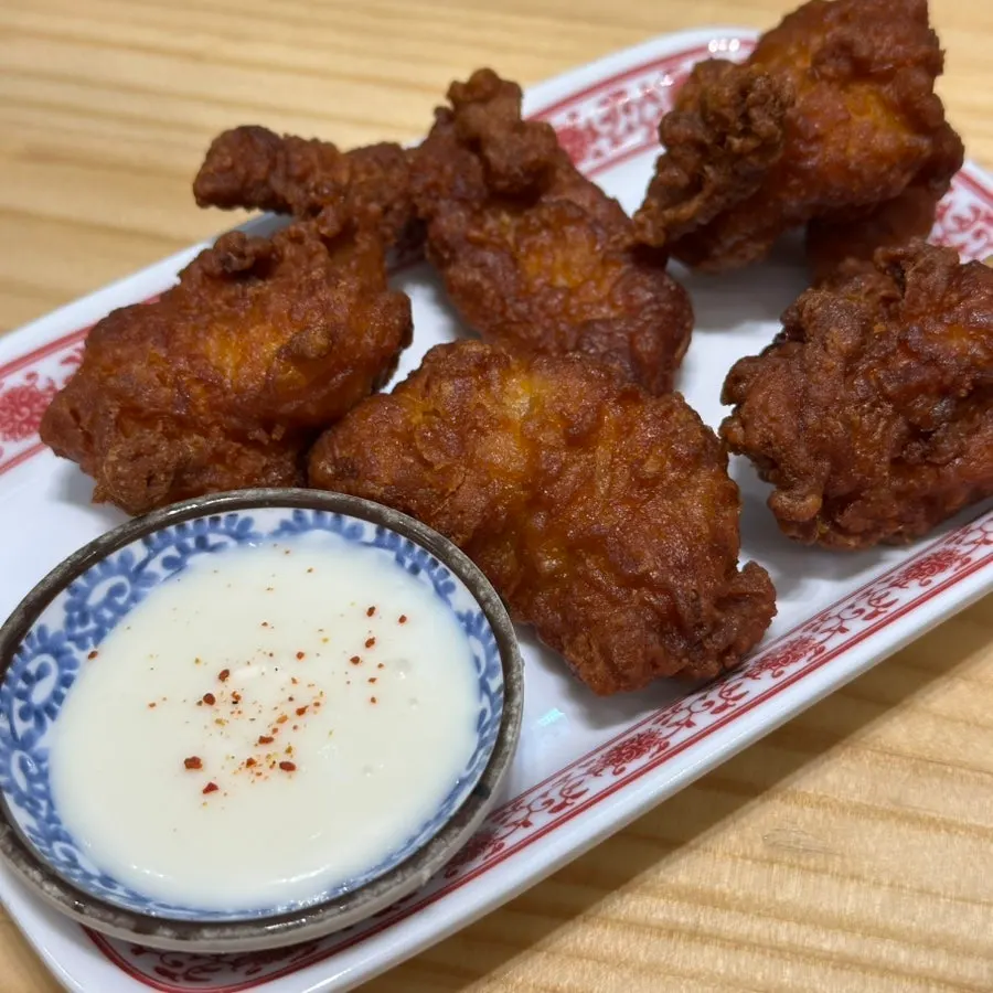 Five pieces of fried chicken ordered as a single item