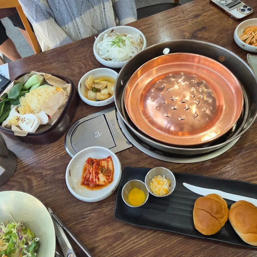 옛날불고기 세트 상차림