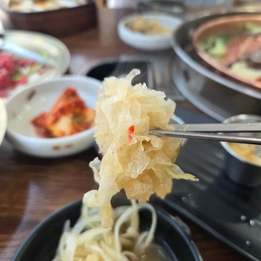 국물을 머금은 옛날불고기