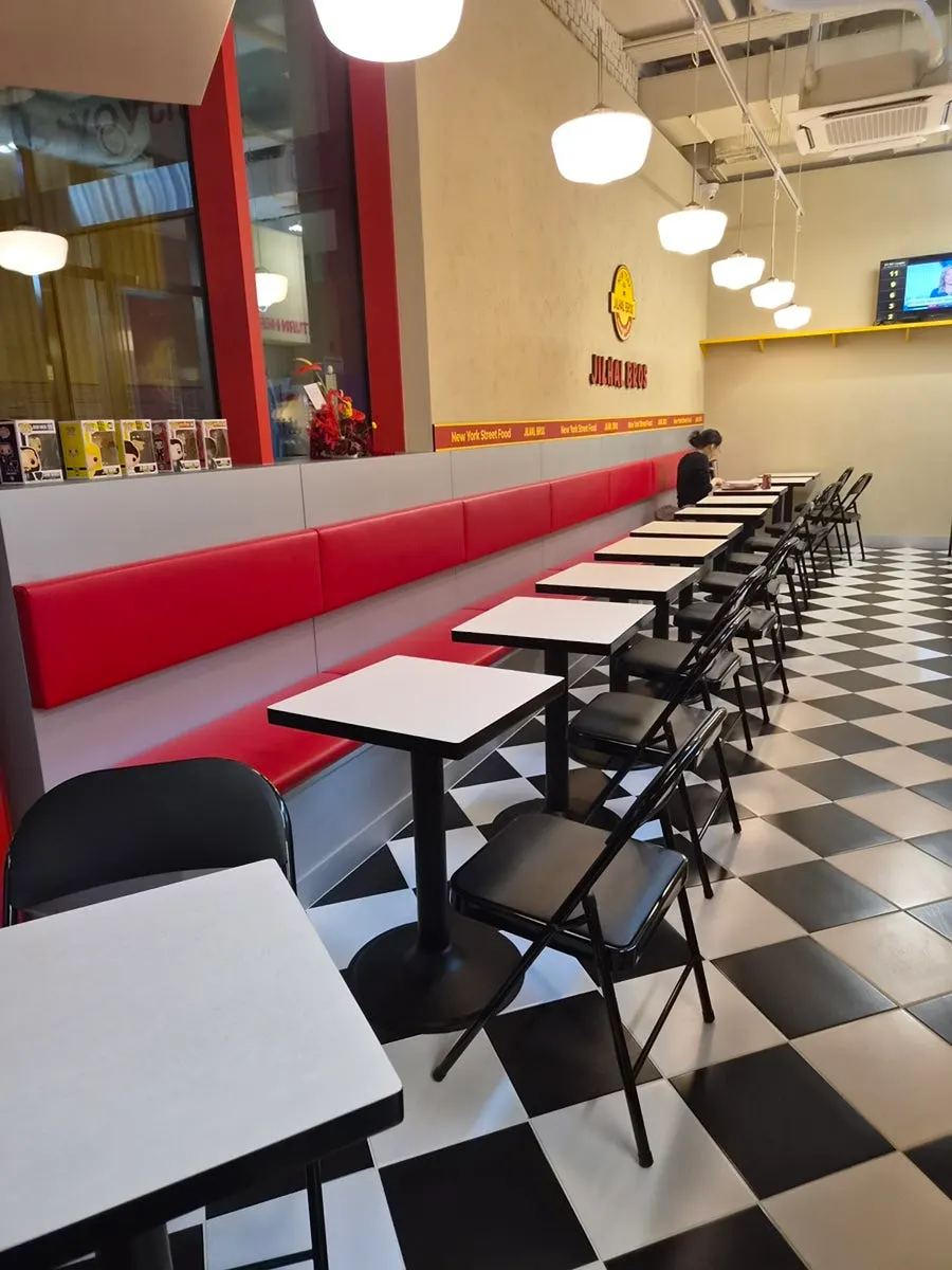 Interior design details inside Zilhal Bros Sangam