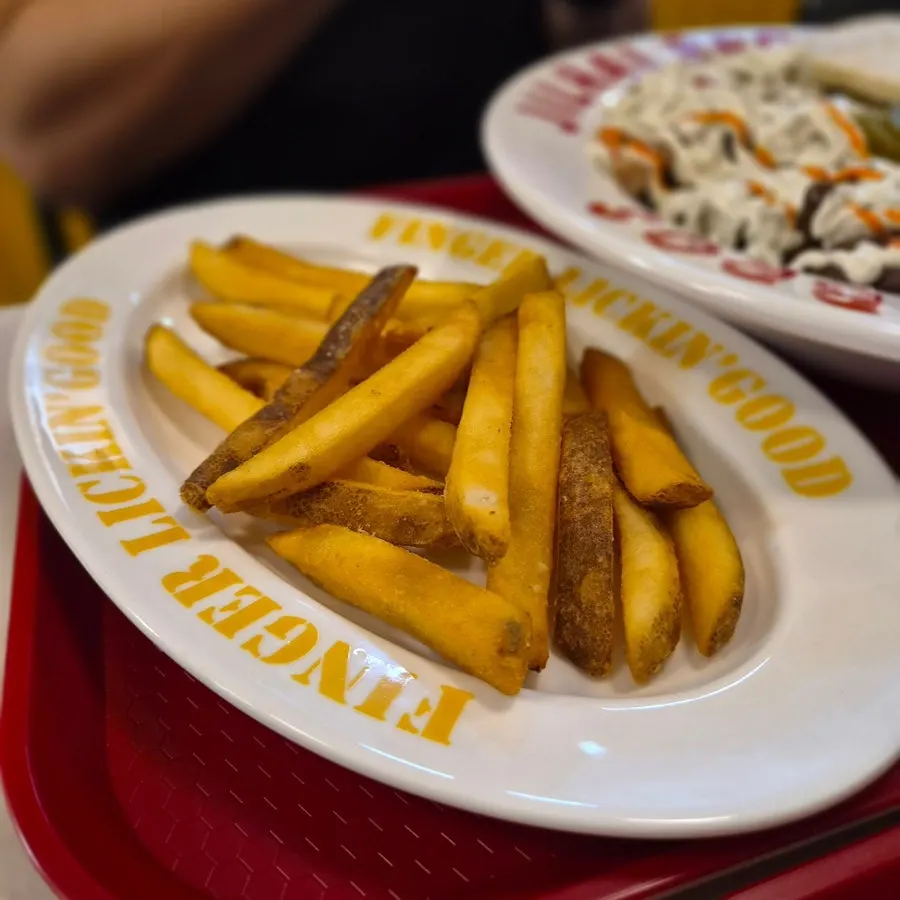 Close-up of Zilhal Bros' thick-cut fries