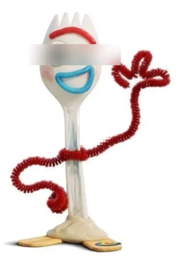Fork-spoon shaped like a Disney character