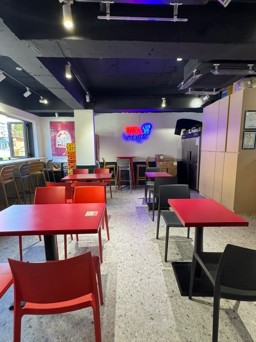 Interior of Halal Steaks during an off-peak, customer-free hour