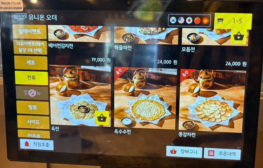 Introduction of meal menus like budae-jjigae and jjaglee stew