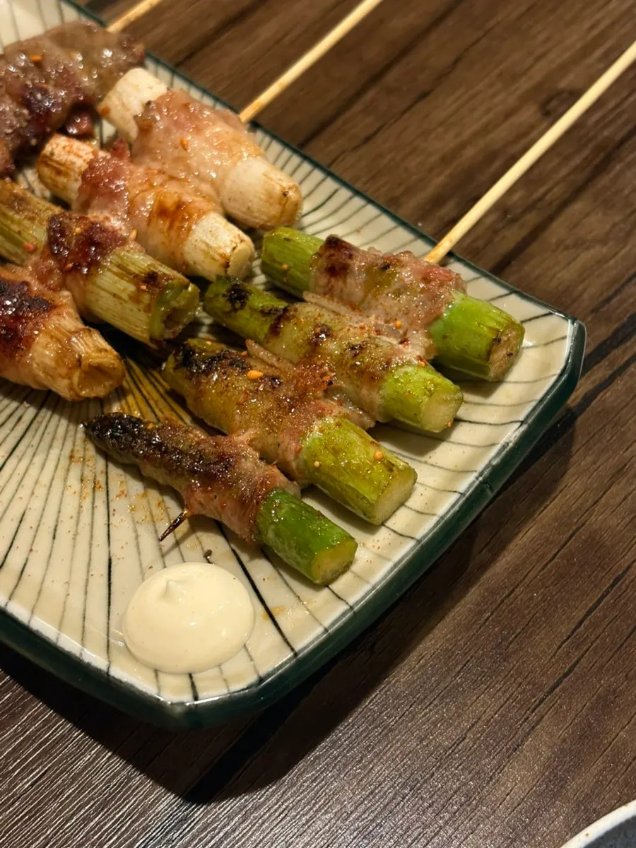 아스파라거스 삼겹 야키토리 꼬치