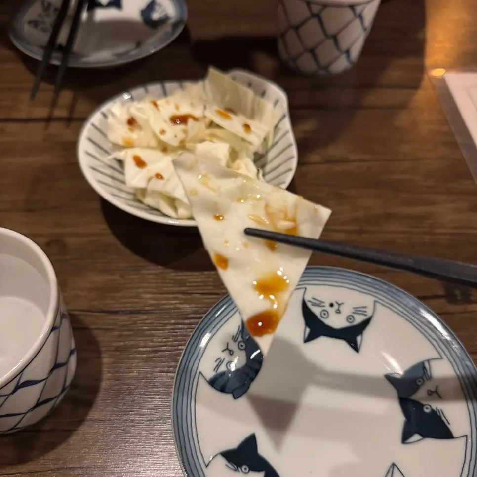 Complimentary cabbage side dish