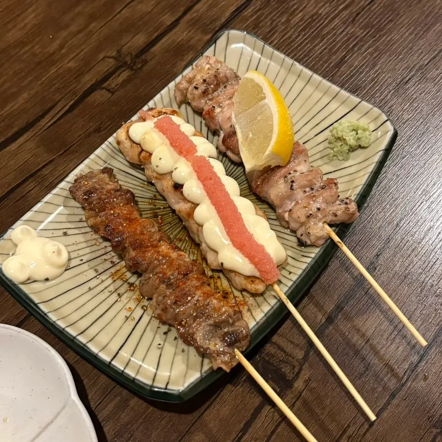 야키토리 3종 접시