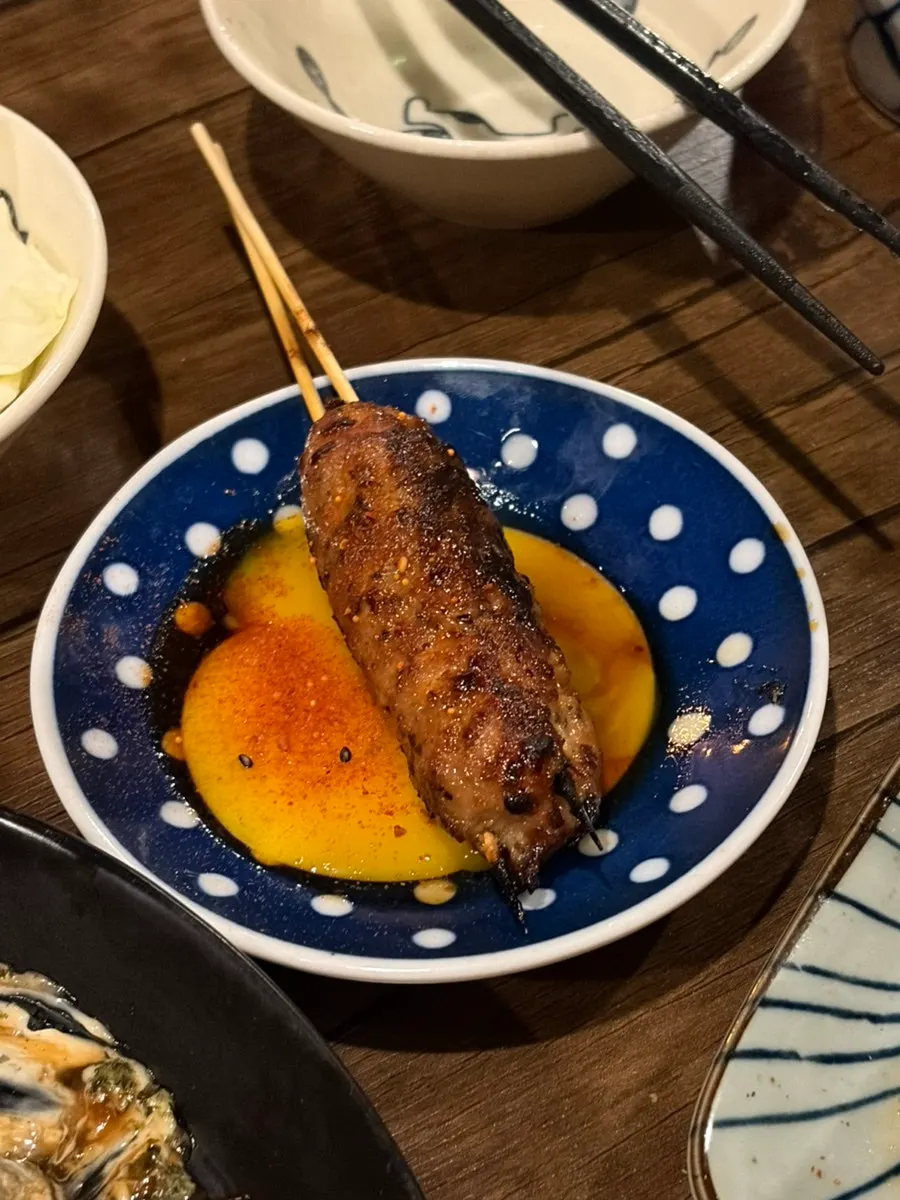 껍질 꼬치 구이