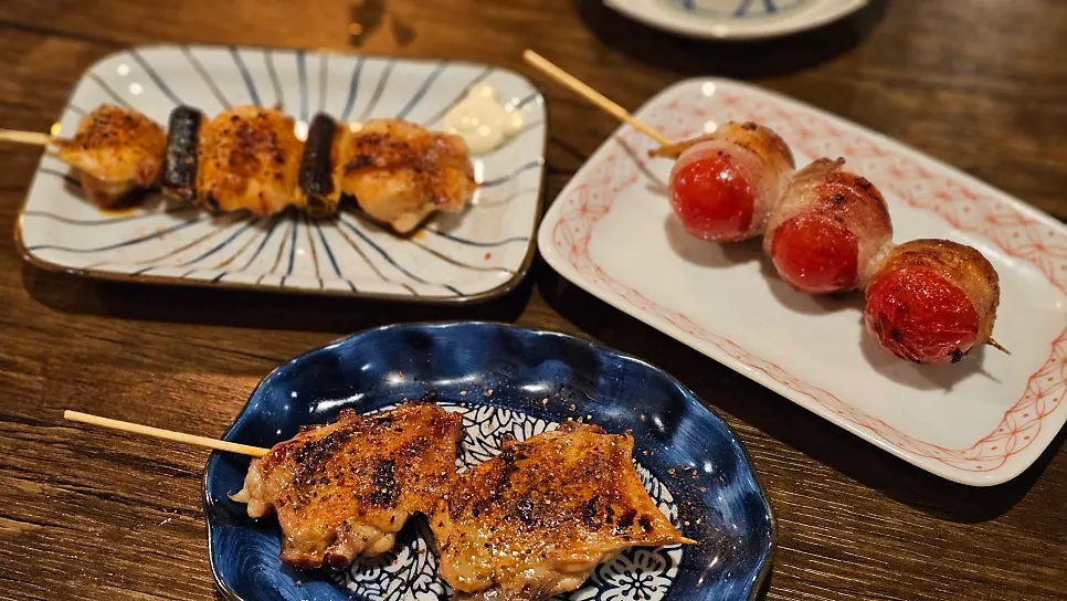 야키토리 5종 오마카세 한 상