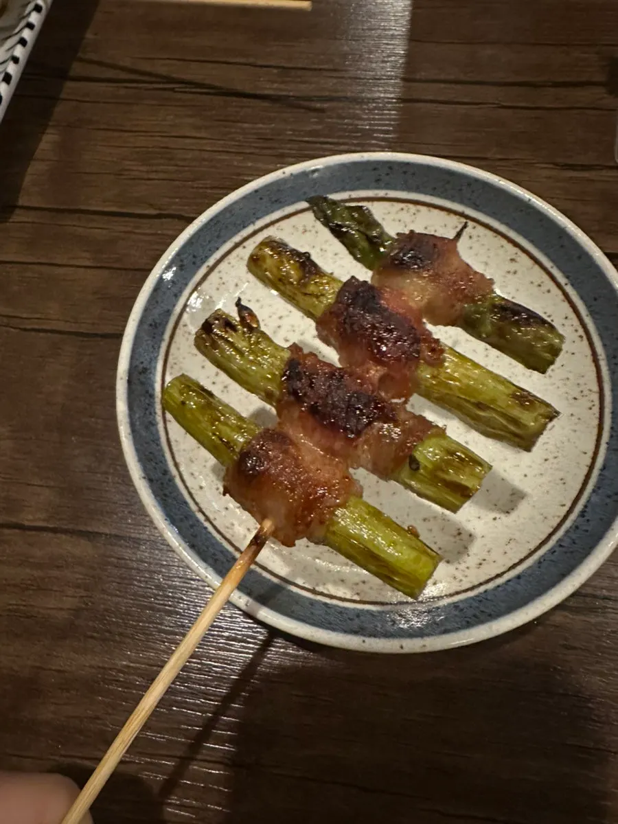 야키토리 아스파라거스 삼겹말이 꼬치