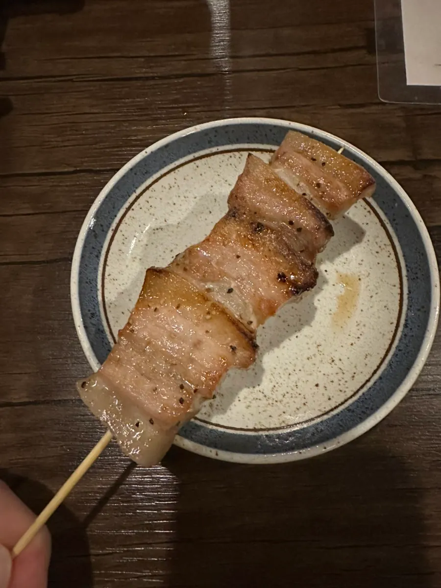 야키토리 항정살 꼬치