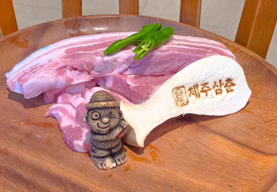 함덕해수욕장 인근 흑돼지 식당 방문