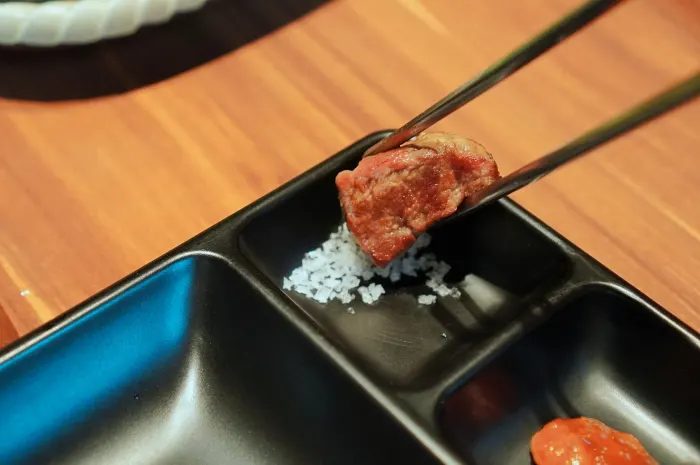 Sharp shiitake wasabi sauce