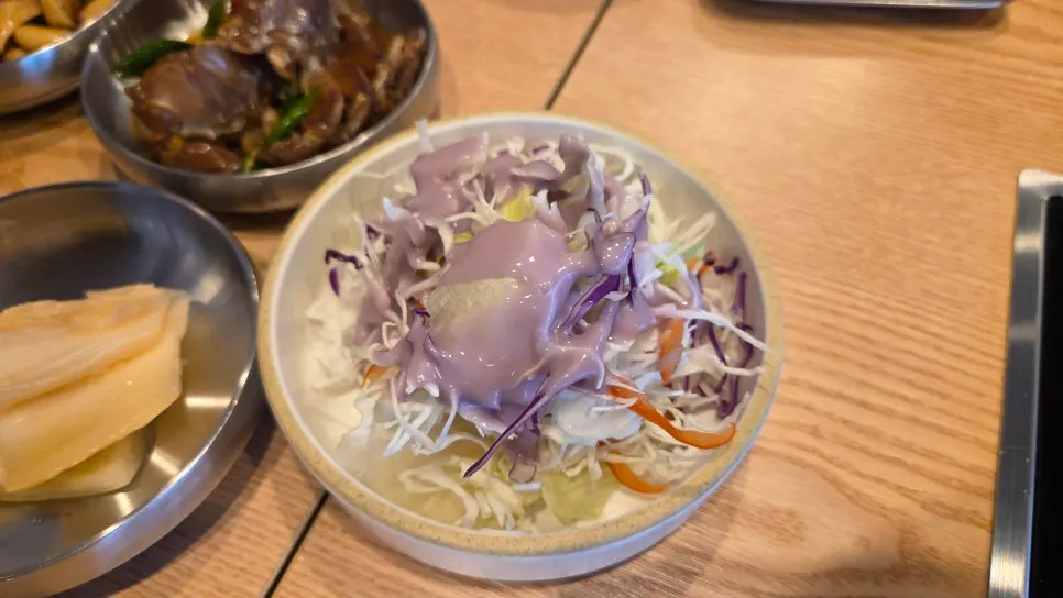 Side dishes served with the meal
