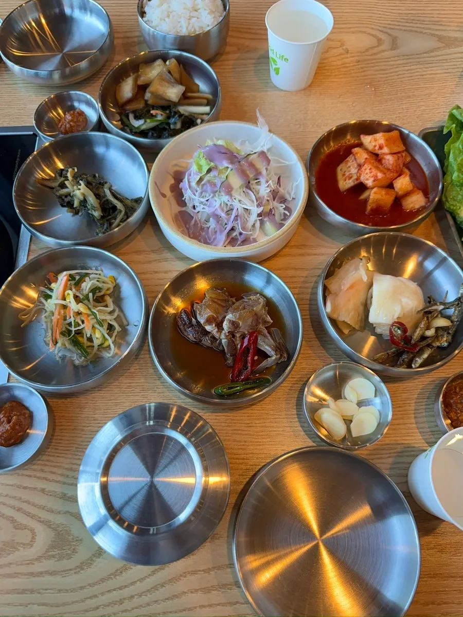 매장에 걸린 메뉴 안내