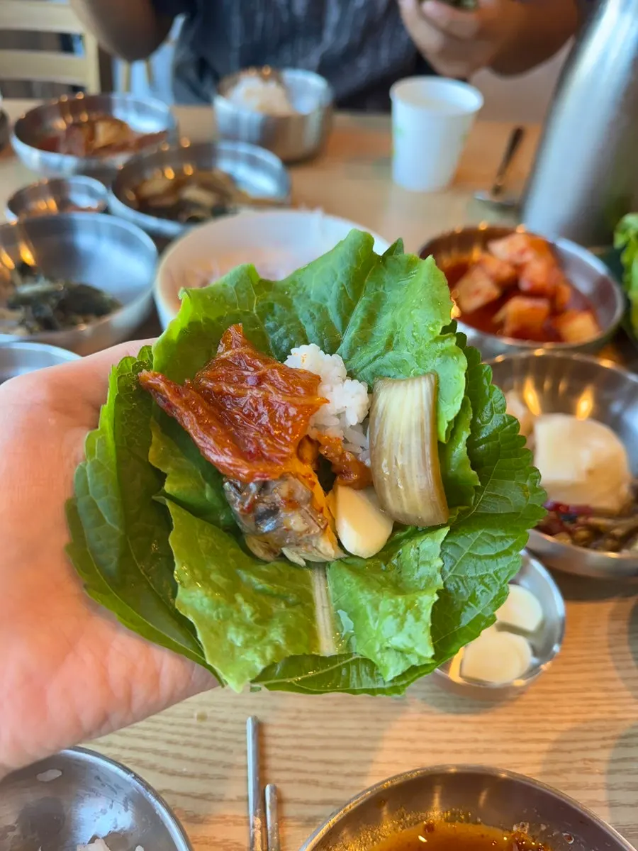 양념을 머금은 무와 국물