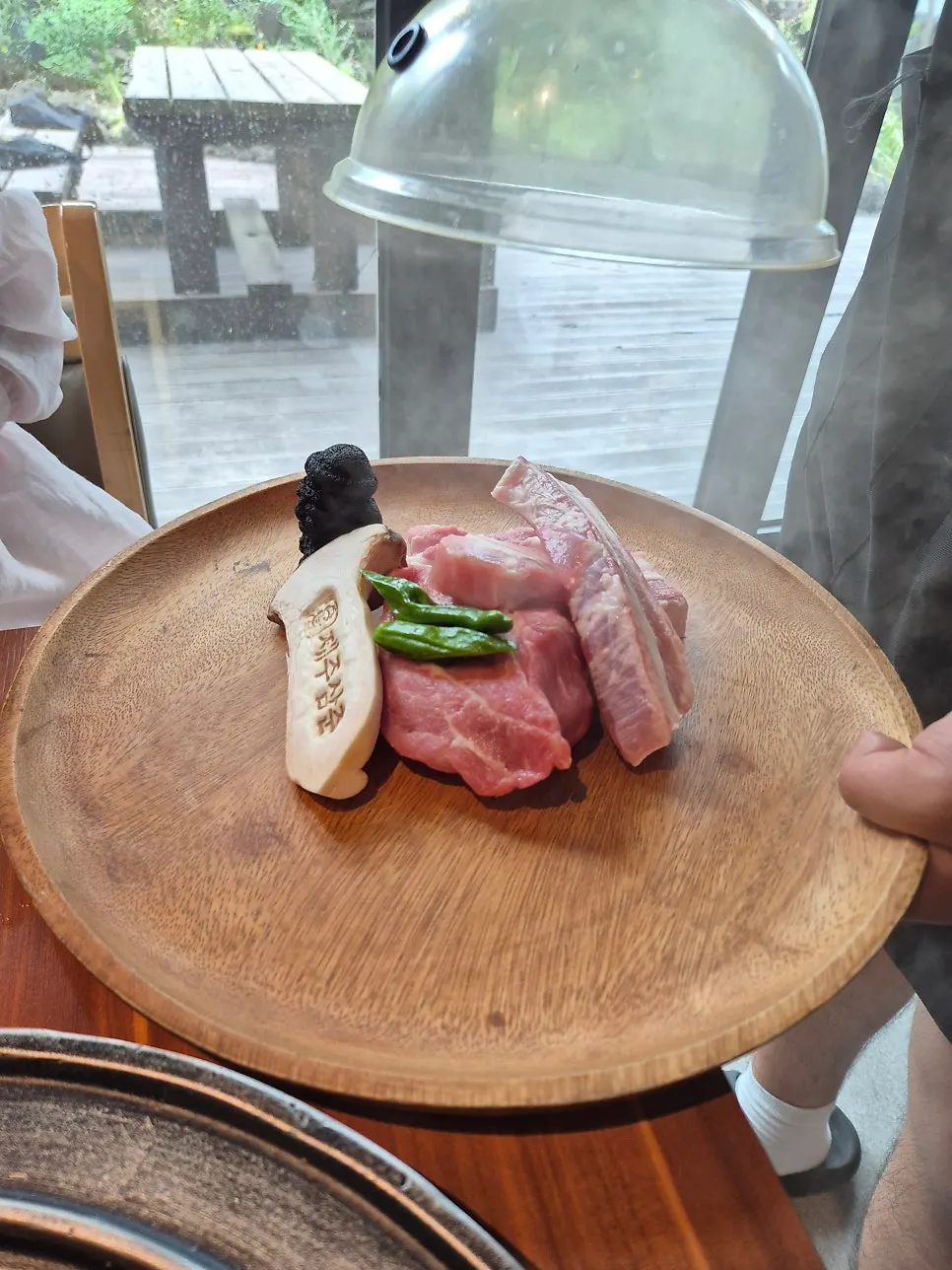 주문한 조카세트 흑돼지 구성