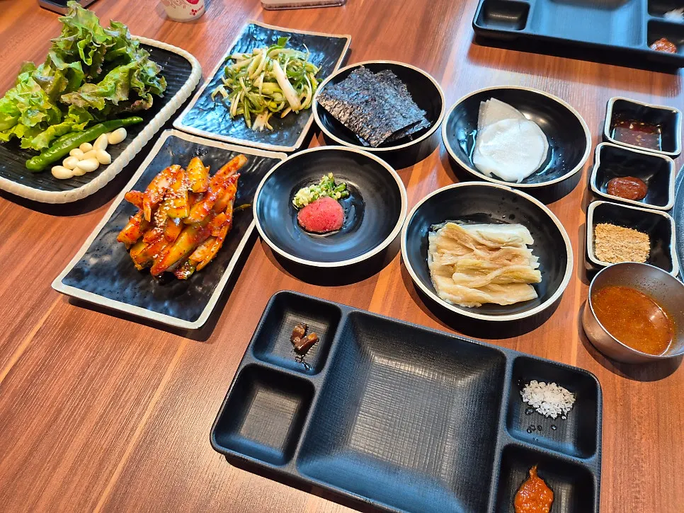 조카세트 기본 상차림