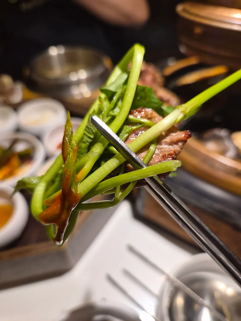 Perfectly grilled 504-Aged Special Pork Neck