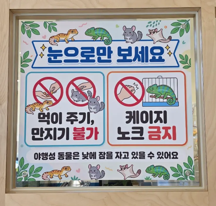 햄찌랑토찌랑 동물 관람 공간