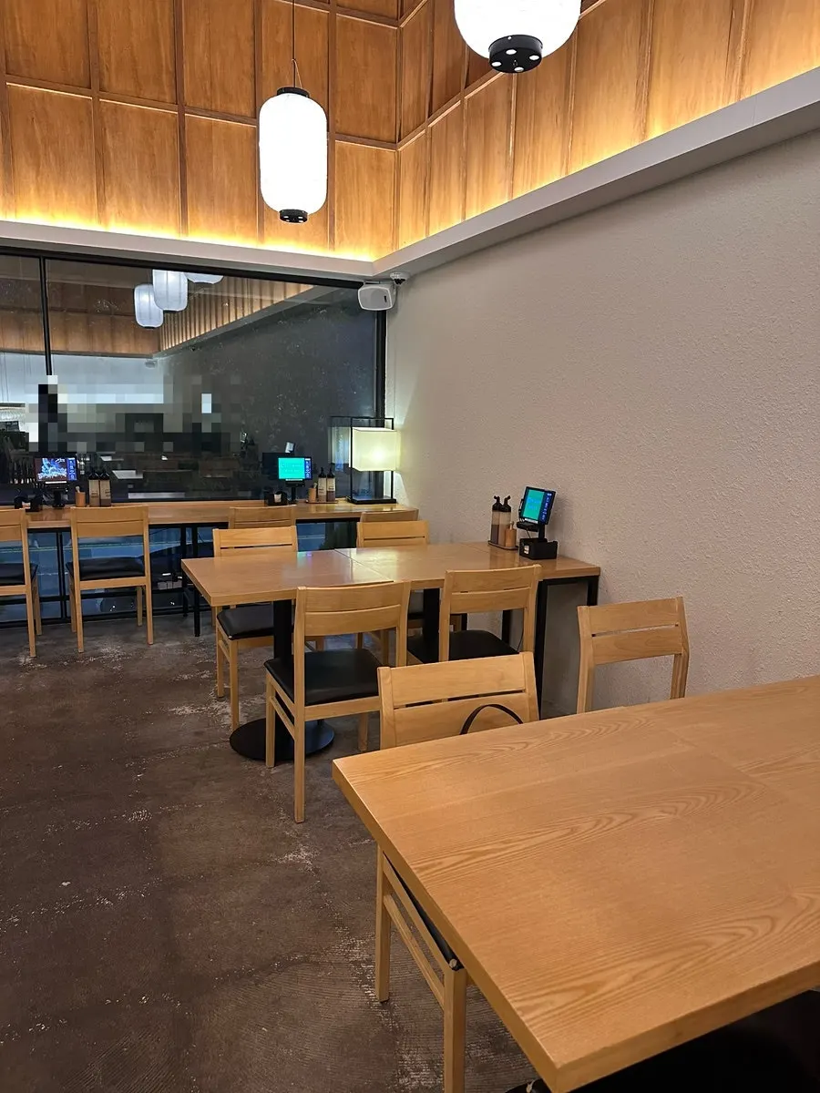 View of the second-floor seating area