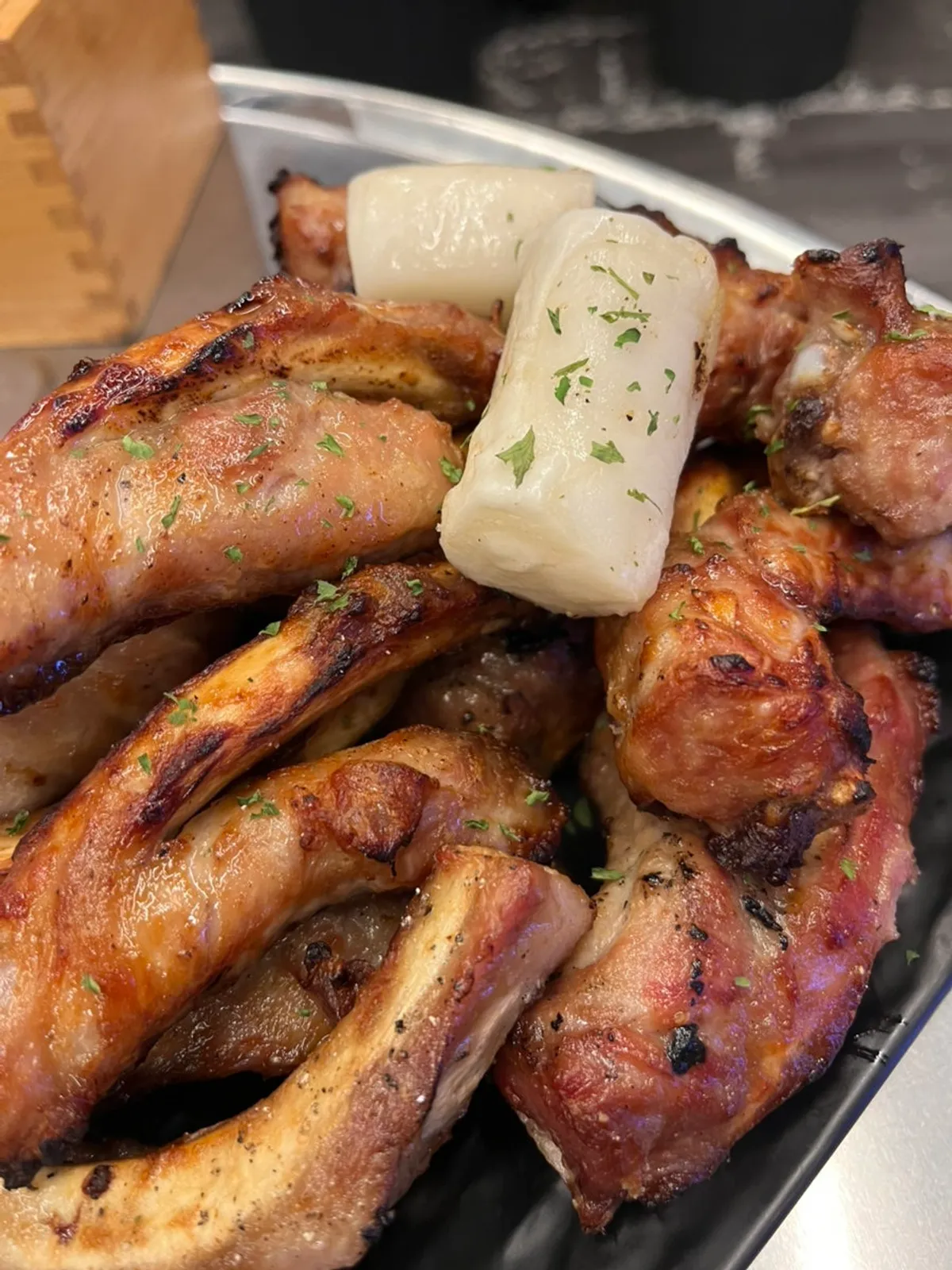 Pre-cooked salt jjokgalbi for two with rice cake sticks