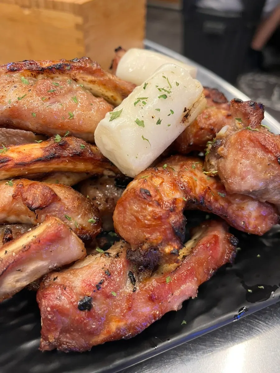A meaty piece of salt jjokgalbi