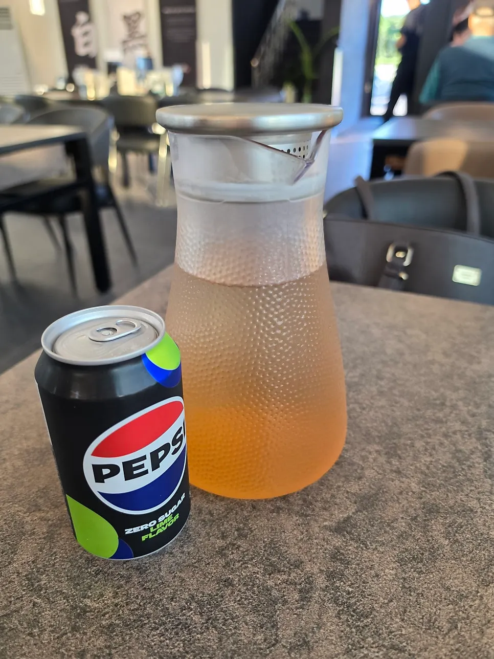 Nutty tea served before the meal