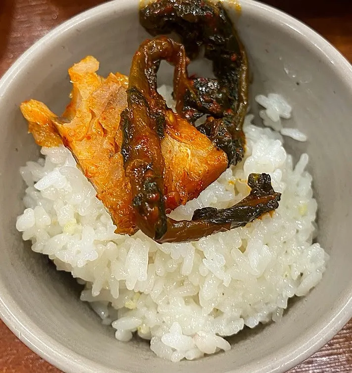 코다리조림과 밥 한 숟가락