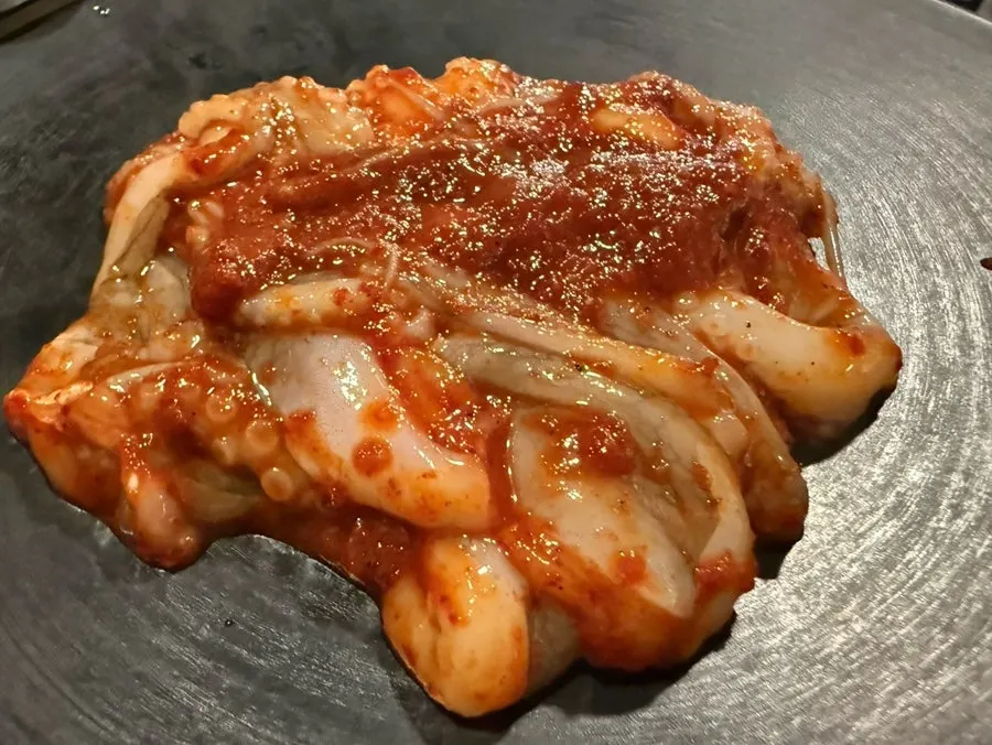 그리들에 올린 삼겹살과 목살