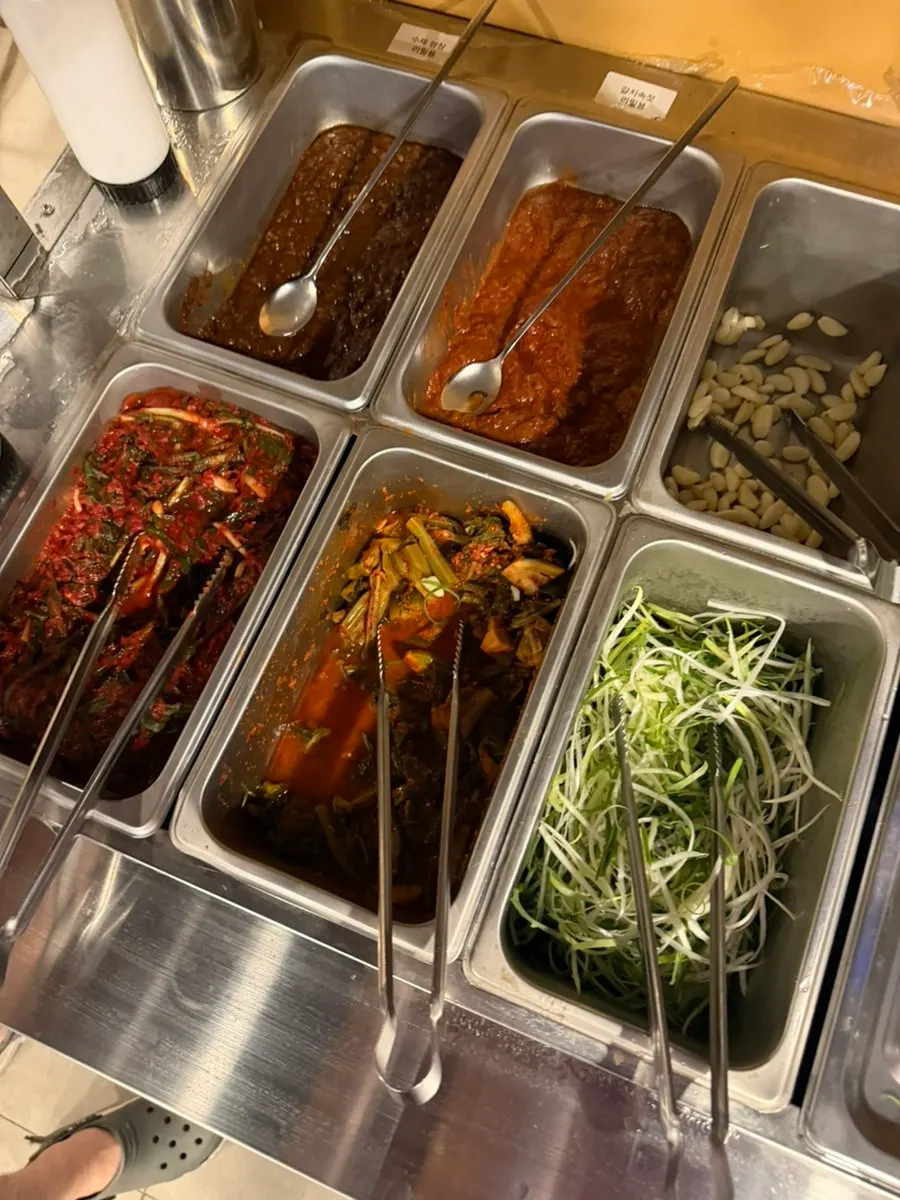Three thickly sliced cuts of Jeju fresh pork