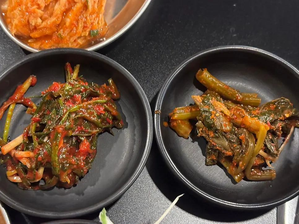 고기와 함께 먹을 파채 한 접시