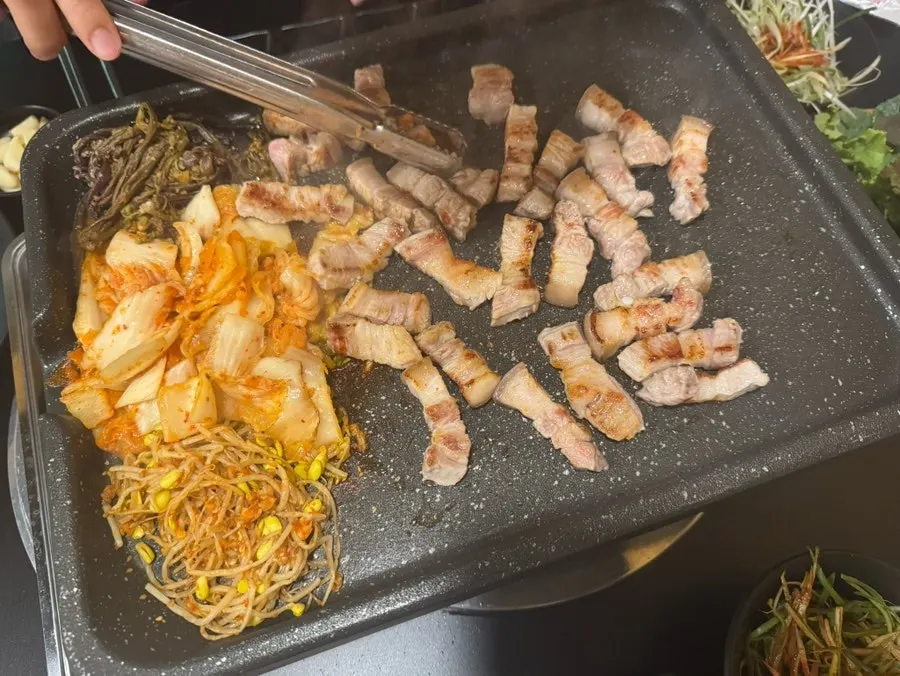 김치삼겹살 그리들 조합