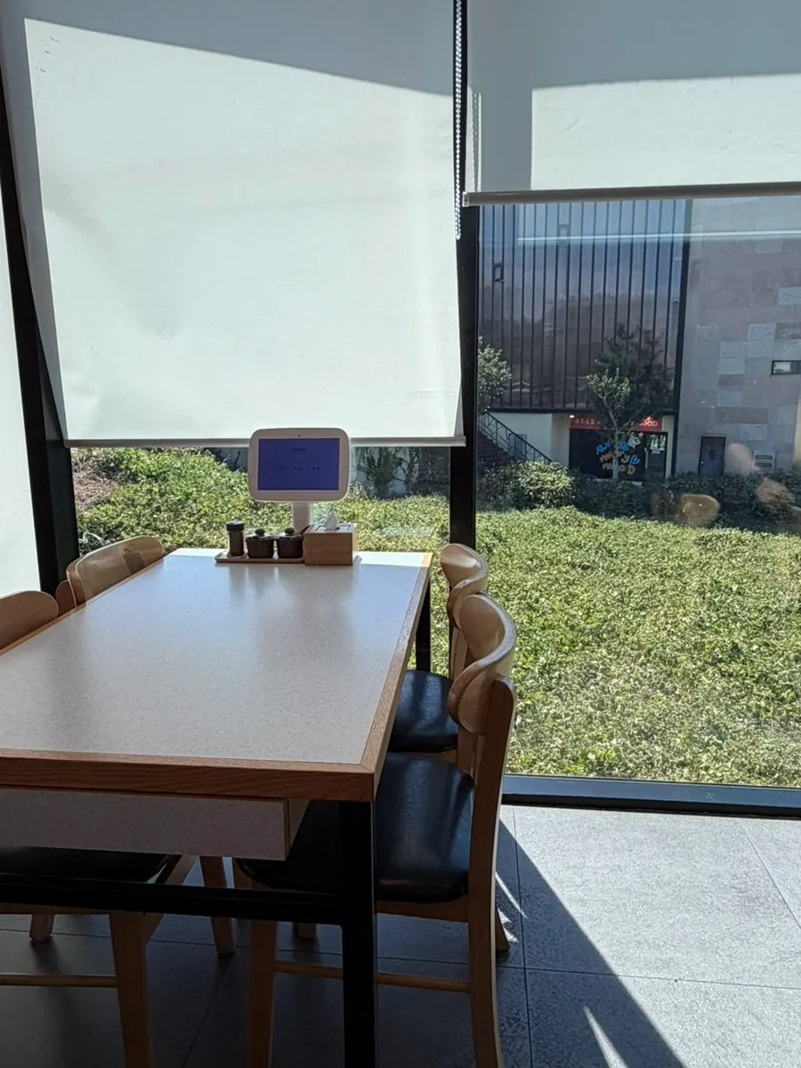 Window seat with a view at Handam Guksu