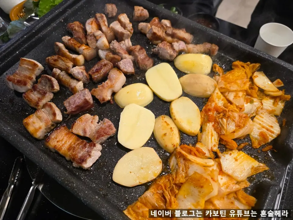 제주 흑돼지 생목살 구이