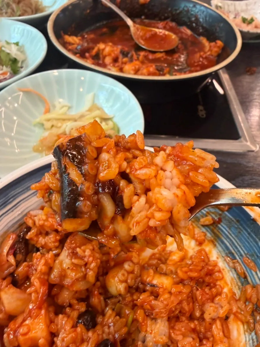 Jjukkumi with smoky flavor and perilla oil